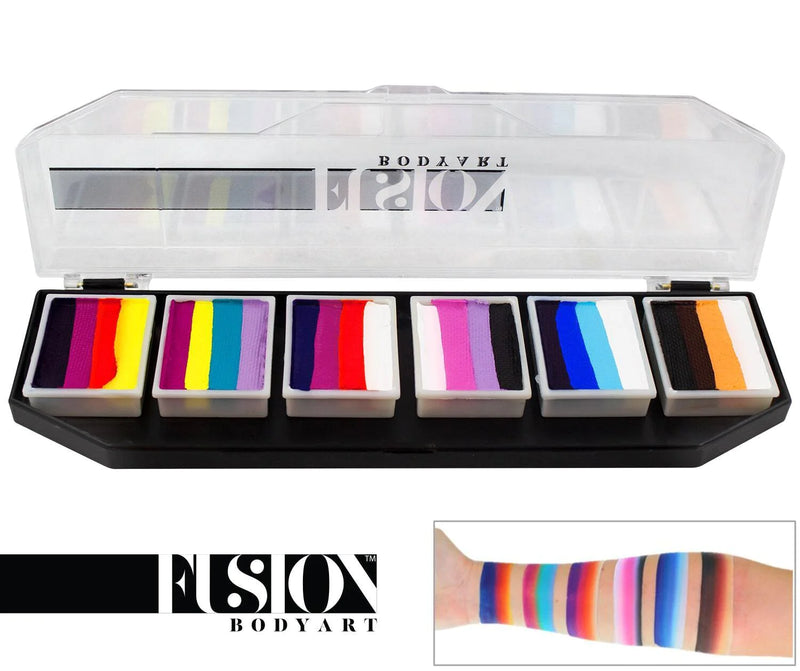 Rainbow Splash - Face paint Palette Fusion
