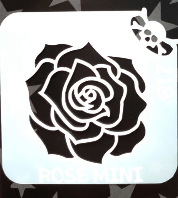 Rose Stencil - Glitter and Ghouls