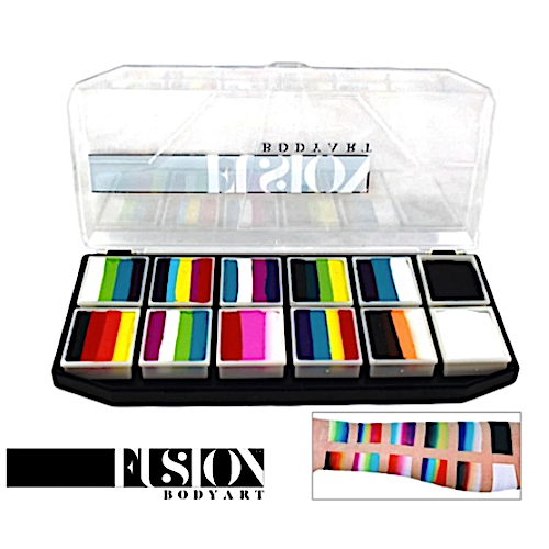 Fusion Body Art Rainbow Explosion Palette