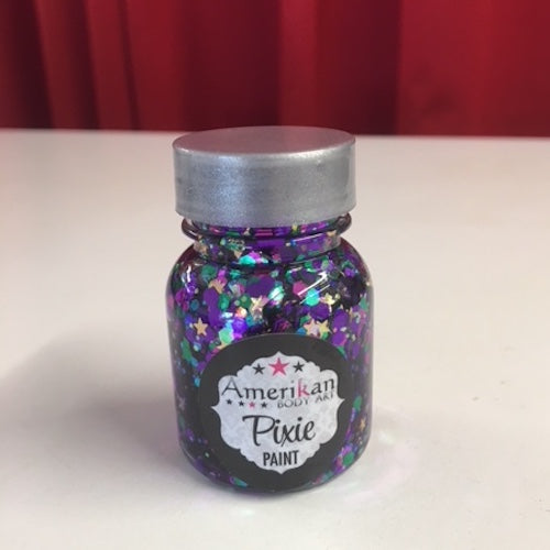 Amerikan Body Art Pixie Paint Glitter Gel Mardi Gras