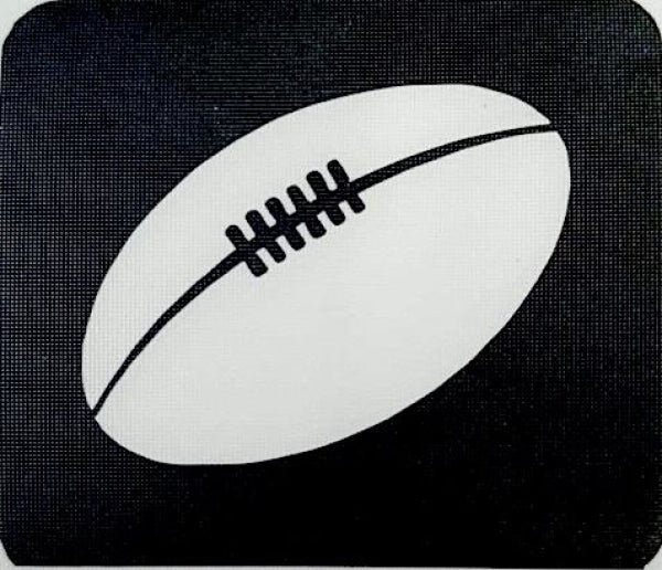 Footy Glitter Tattoo Stencil Tag - Symbols & Signs