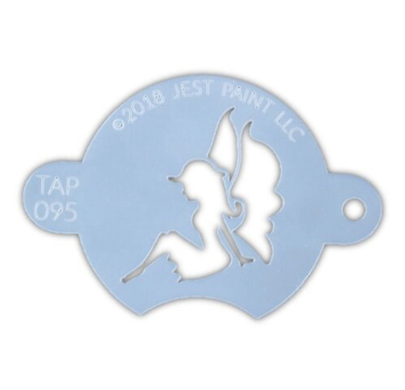 Tap Stencil Fairy Sitting