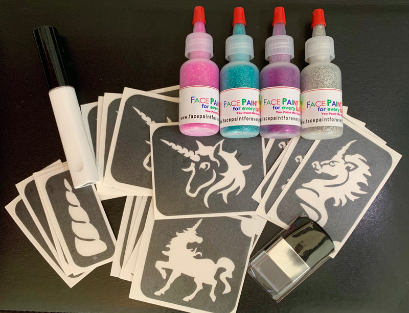TAG Unicorn Glitter Tattoo Kit