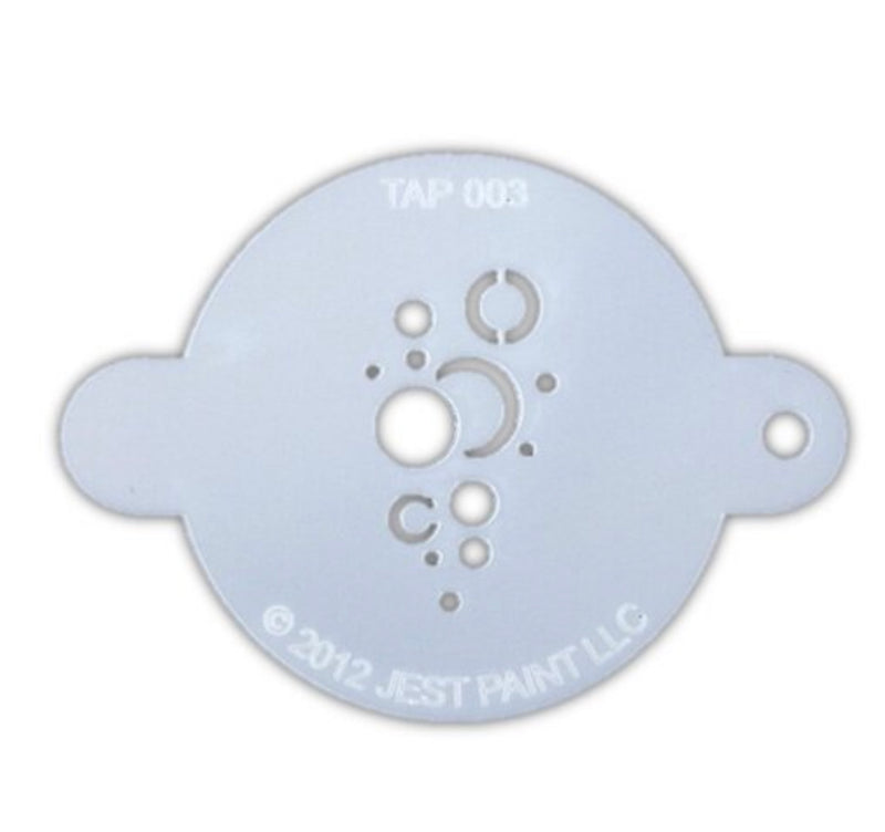 Tap Stencil Bubbles or Planets