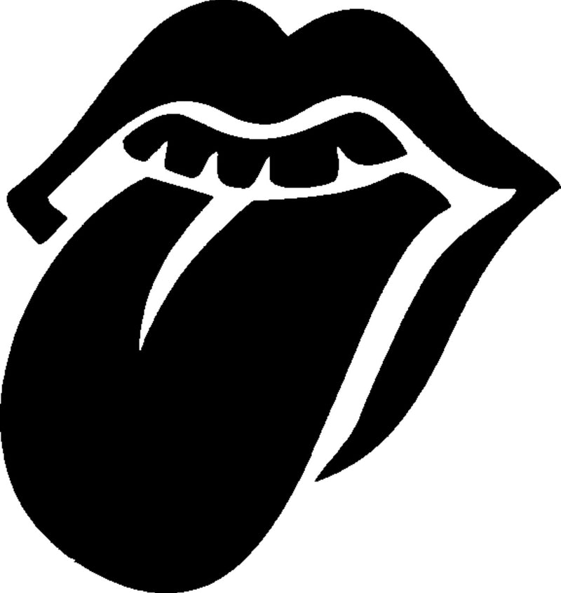 TAG Rolling Stones Glitter Tattoo Stencil