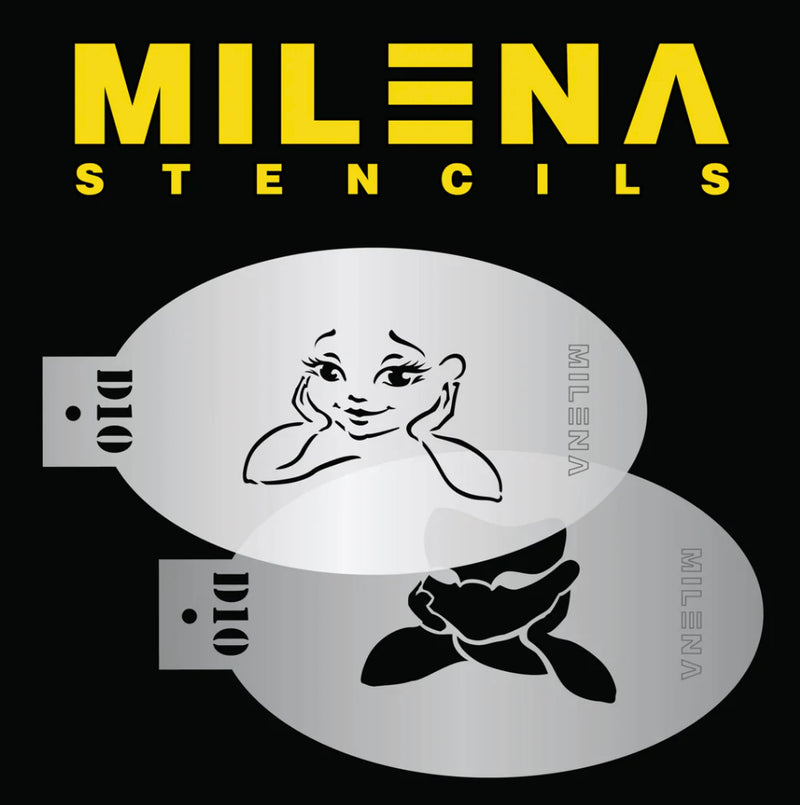 Milena Princess Stencil