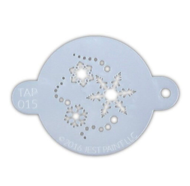 Tap Stencil Snowflakes