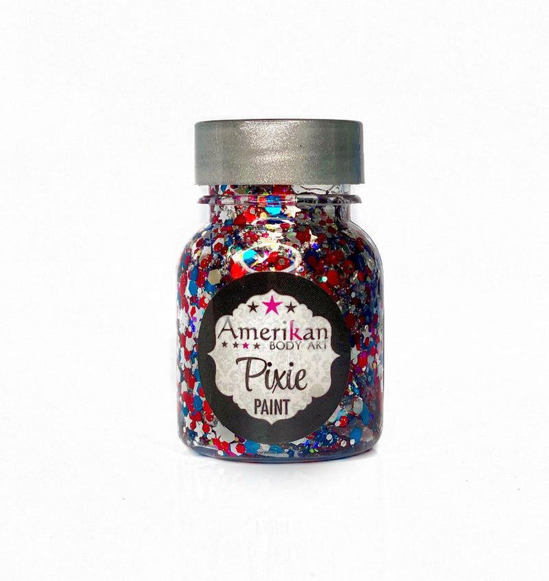 Amerikan Body Art Pixie Paint Glitter Gel Star Spangled