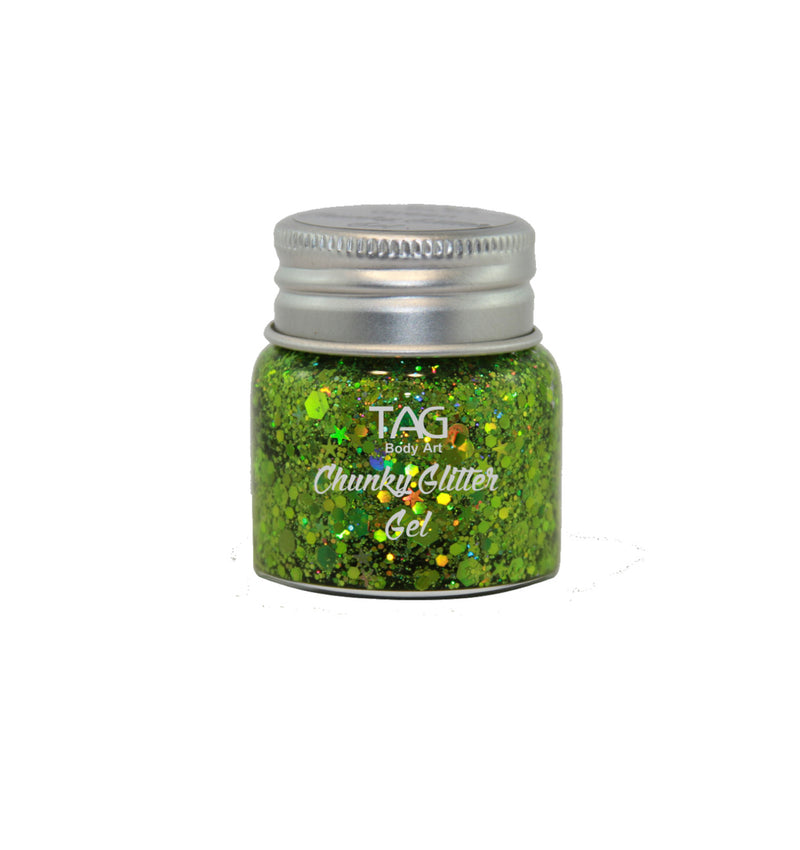 TAG Chunky Glitter Gel 20gm - 9 Colours