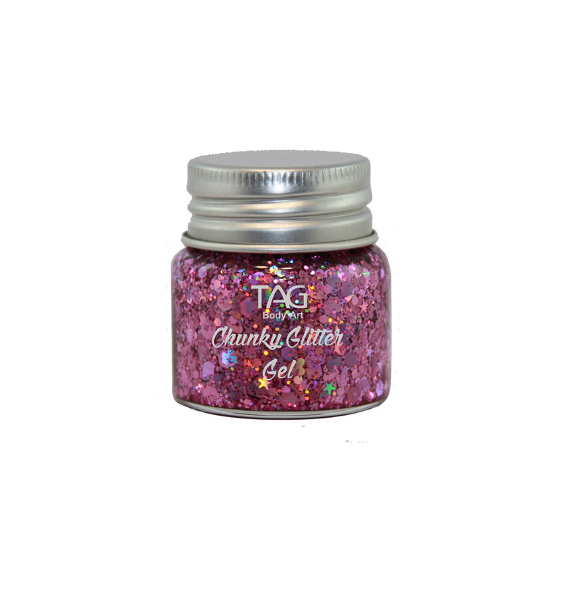TAG Chunky Glitter Gel 20gm - 9 Colours