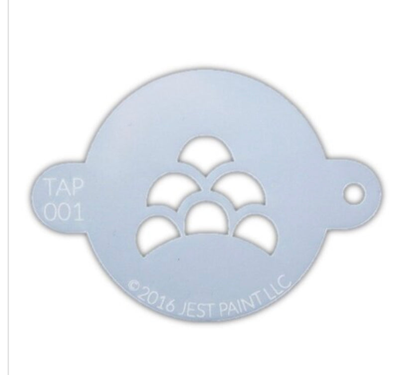 Tap Stencil Mermaid Scales