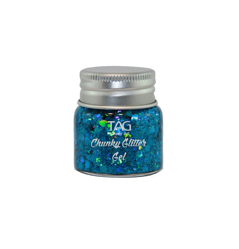 TAG Chunky Glitter Gel 20gm - 9 Colours