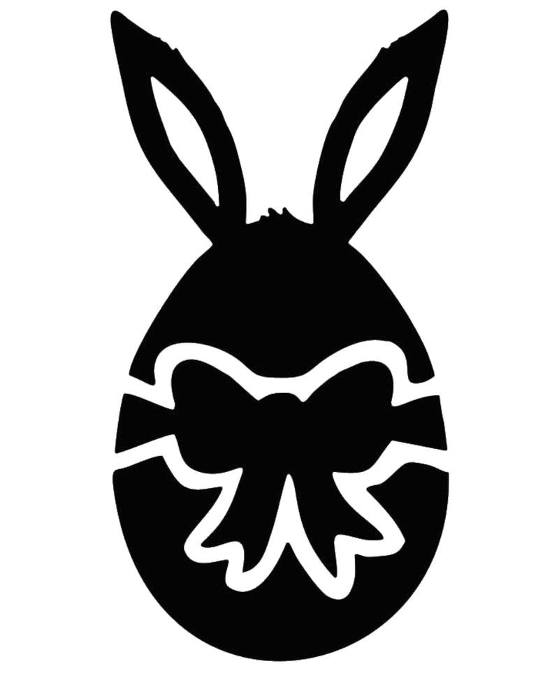 Easter Egg Bunny stencil