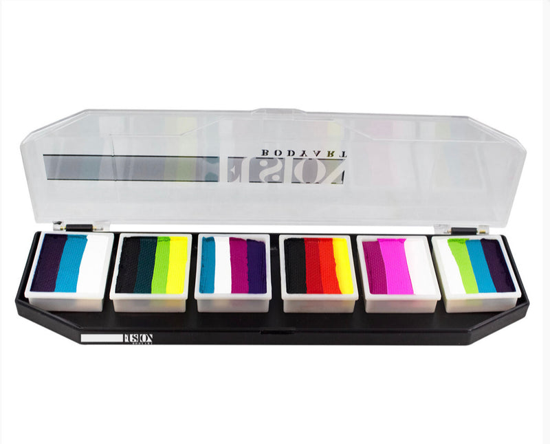 Fusion Face Painting Palette – Rainbow Burst