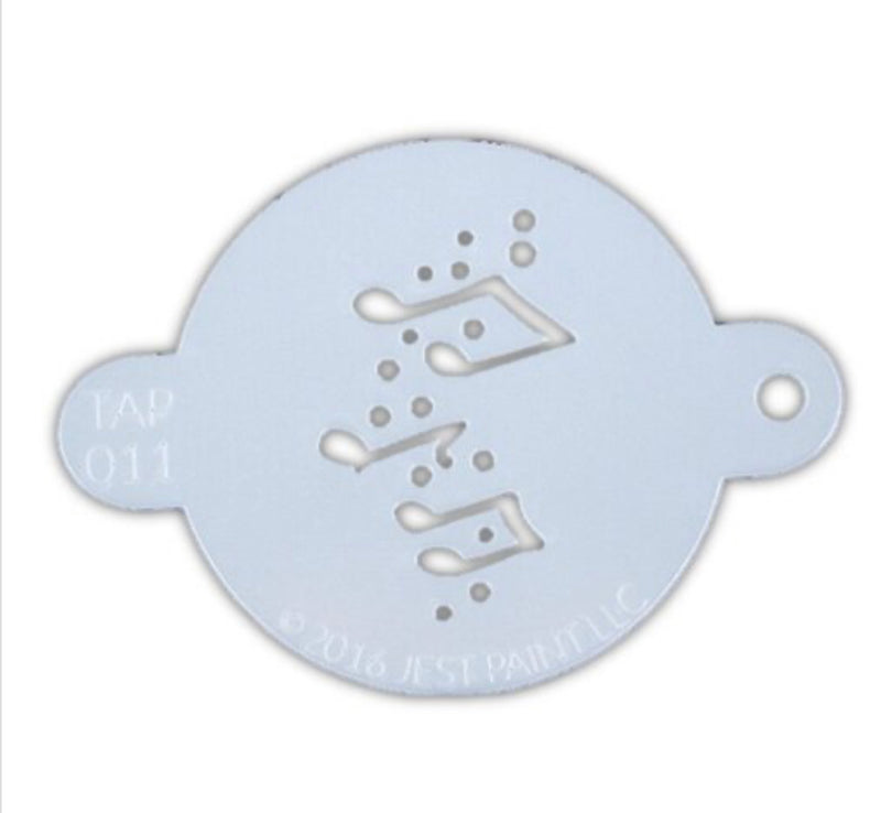 Tap Stencil Music Notes