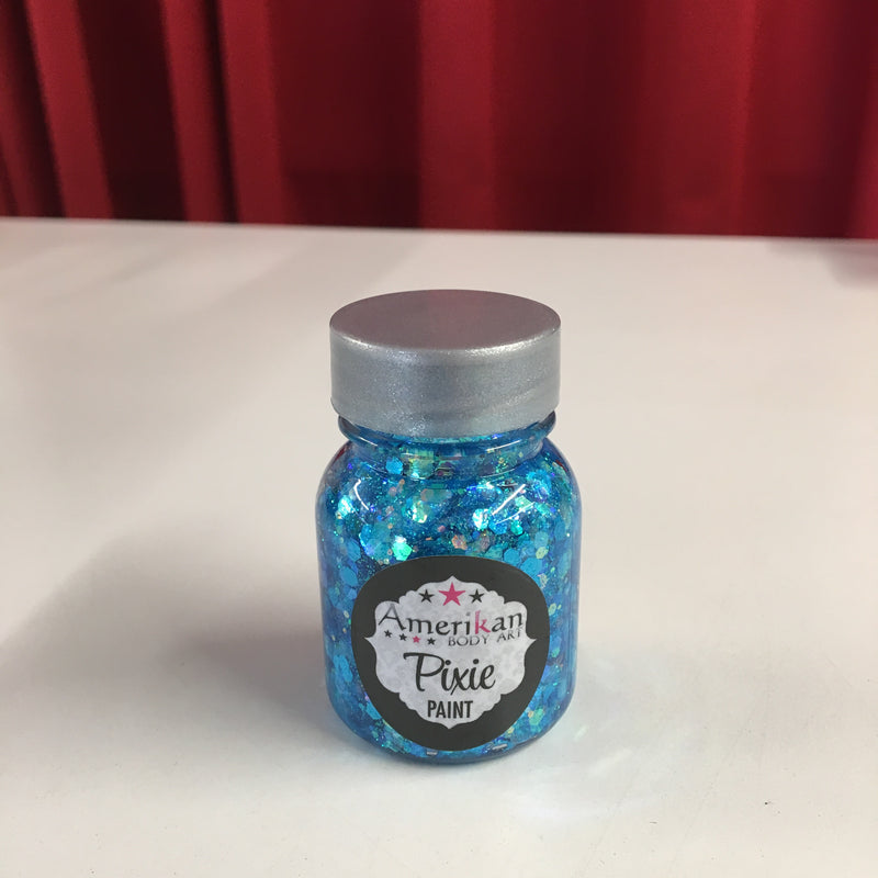 Amerikan Body Art Pixie Paint Glitter Gel Blue Monday