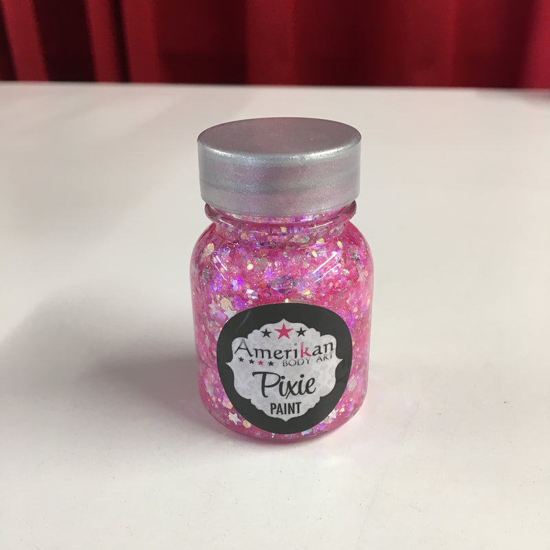 Amerikan Body Art Pixie Paint Glitter Gel Pretty In Pink