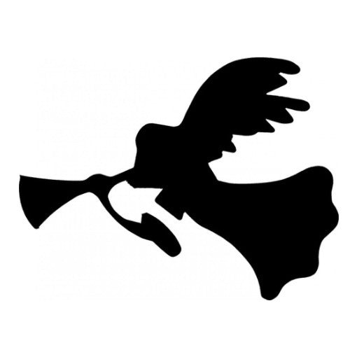 TAG Angel Glitter Tattoo Stencil