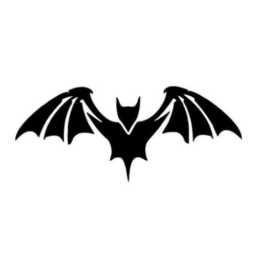 TAG Bat Glitter Tattoo Stencil