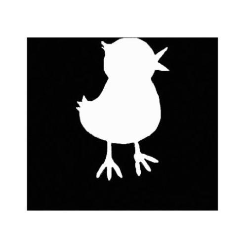 TAG Chick Glitter Tattoo Stencil