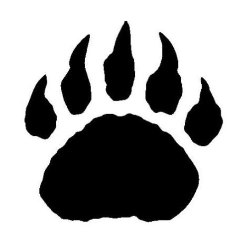 TAG Claw Glitter Tattoo Stencil