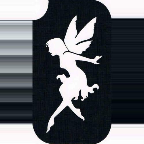 TAG Fairy Sitting 1 Glitter Tattoo Stencil
