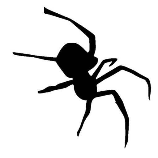 TAG Real Spider Glitter Tattoo Stencil