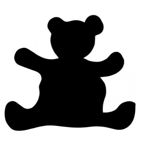TAG Teddy Bear Glitter Tattoo Stencil