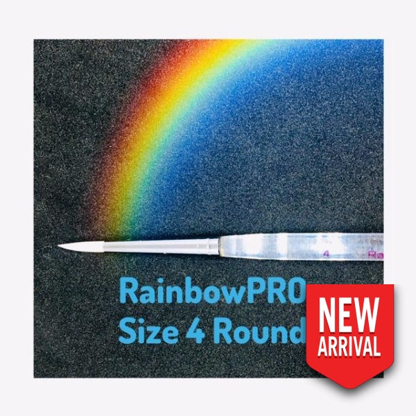 Rainbowpro Size 4 Round Brush