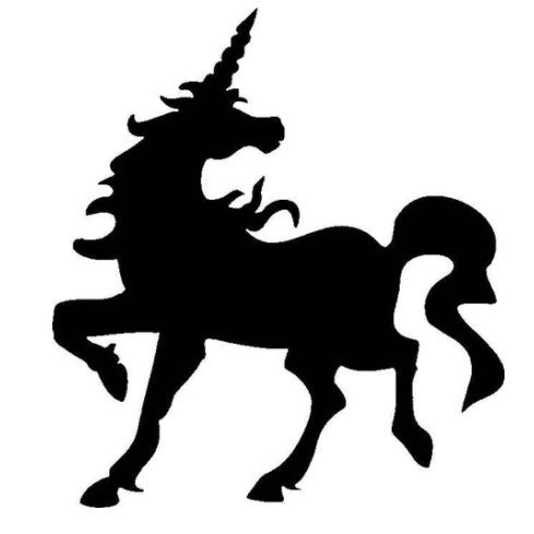 TAG Unicorn Glitter Tattoo Stencil