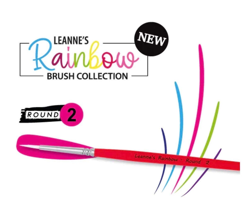 Leanne’s Rainbow Brush Collection - Round Brush Number 2