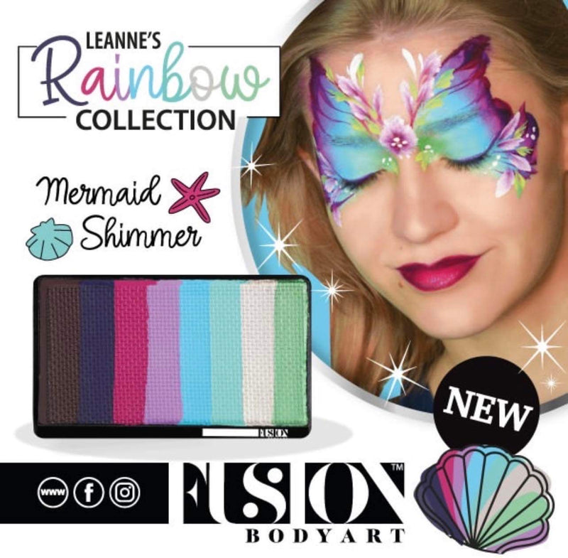 Leanne’s Mermaid Shimmer - Leanne’s Rainbow Collection - Fusion Petal Cake
