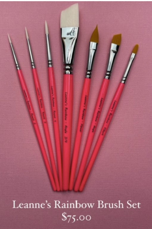 Leanne's Rainbow Brush Set