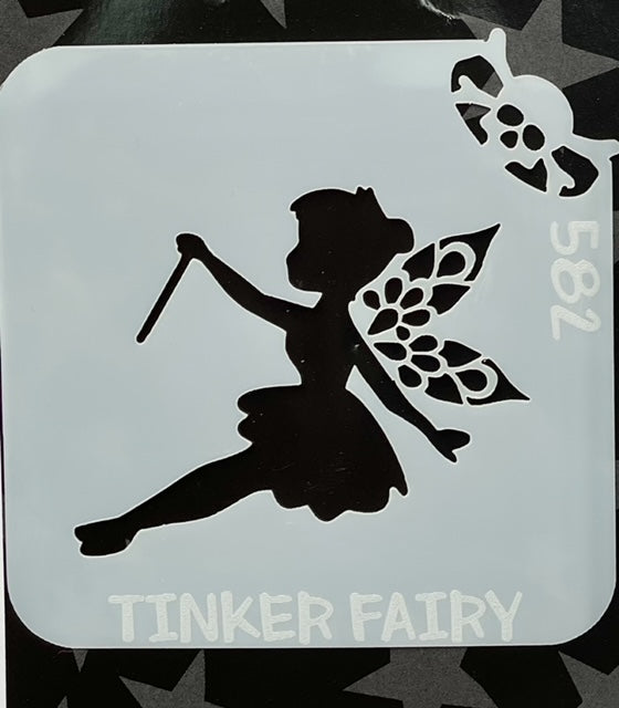 Fairy Stencil - Glitter and Ghouls