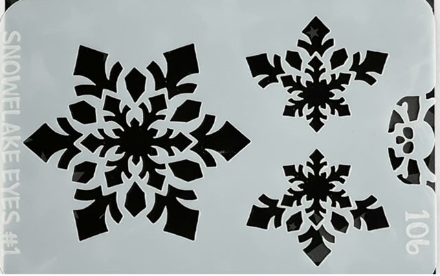 Snow Flake Fancy Stencil - Glitter and Ghouls