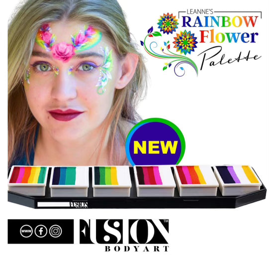 Leanne’s Rainbow Flower Palette - Fusion 150gm