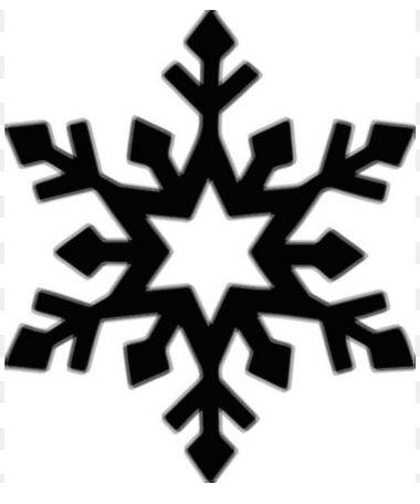 TAG Snowflake 2 Glitter Tattoo Stencil
