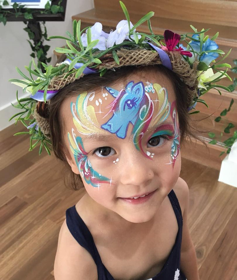 Design painted by Adelaide Face Painter Juliette Hocking