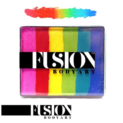 Fusion Rainbow Cake - Bright Rainbow