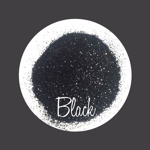 TAG Cosmetic Grade Puff Glitter Black 