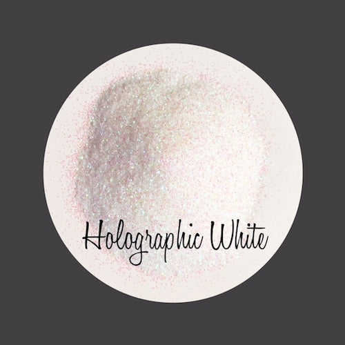TAG Cosmetic Grade Puff Glitter Holographic White