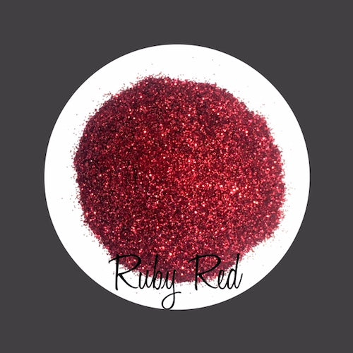 TAG Cosmetic Grade Puff Glitter Ruby Red