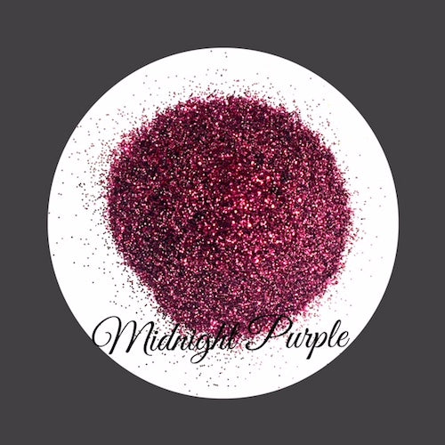 TAG Cosmetic Grade Puff Glitter Midnight Purple