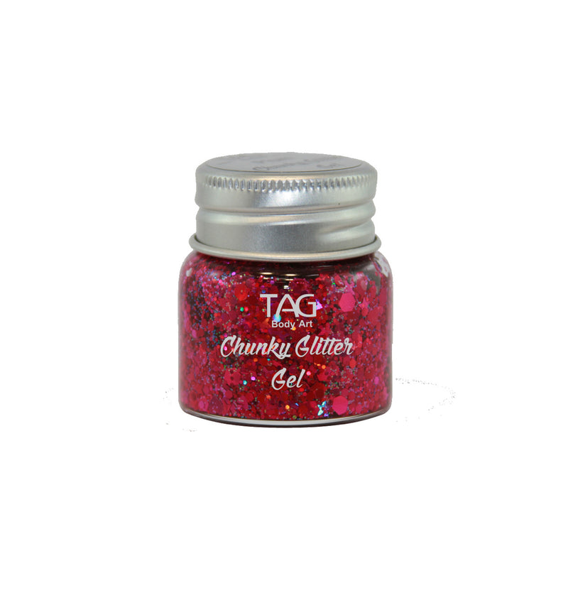 TAG Chunky Glitter Gel 20gm - 9 Colours