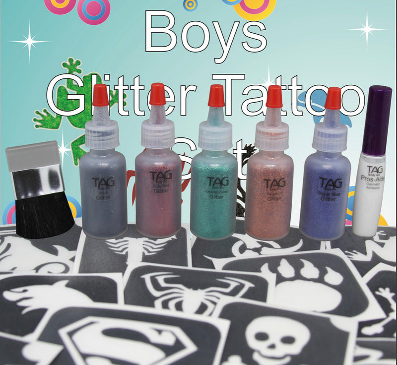 TAG Boys Party Glitter Tattoo Kit