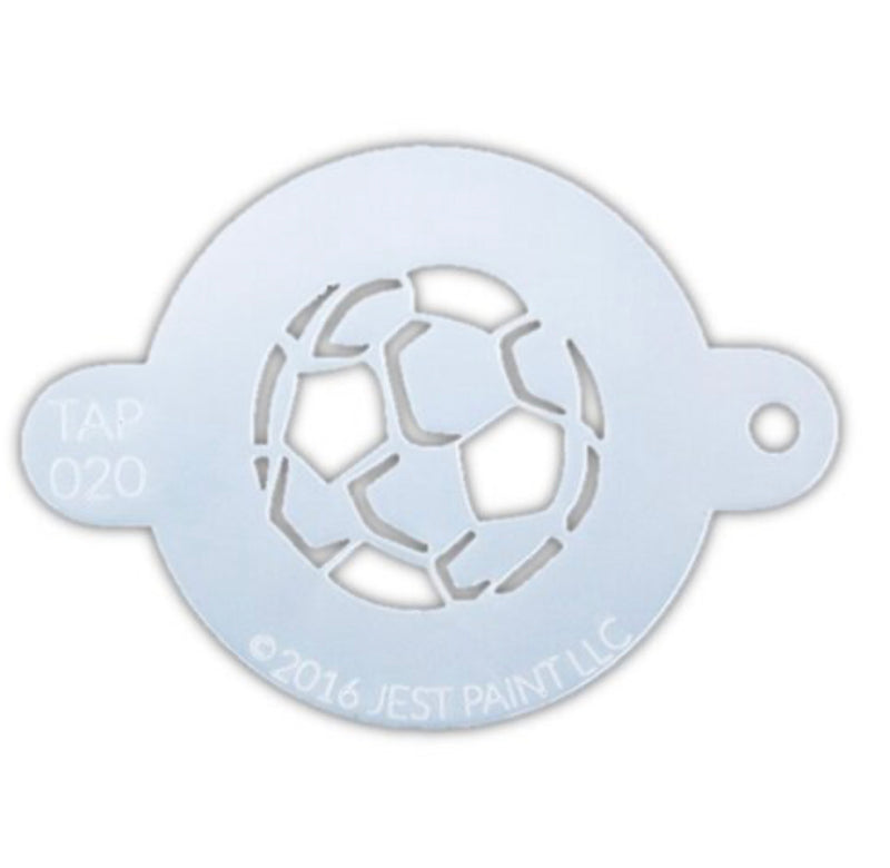 Tap Stencil Soccer Ball