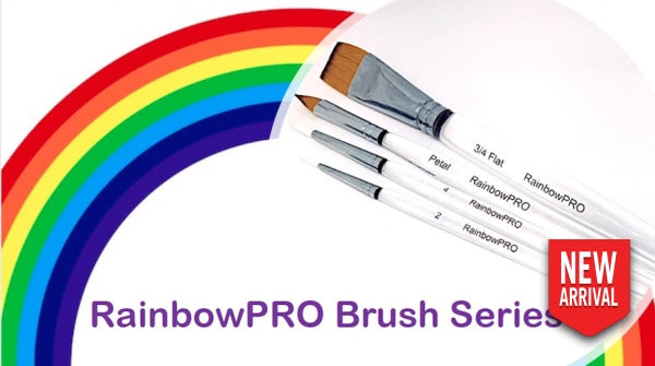 Rainbowpro Series Set Of Four Brushes