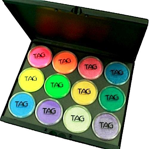 TAG 12 x 32gm Neon/Pearl Palette